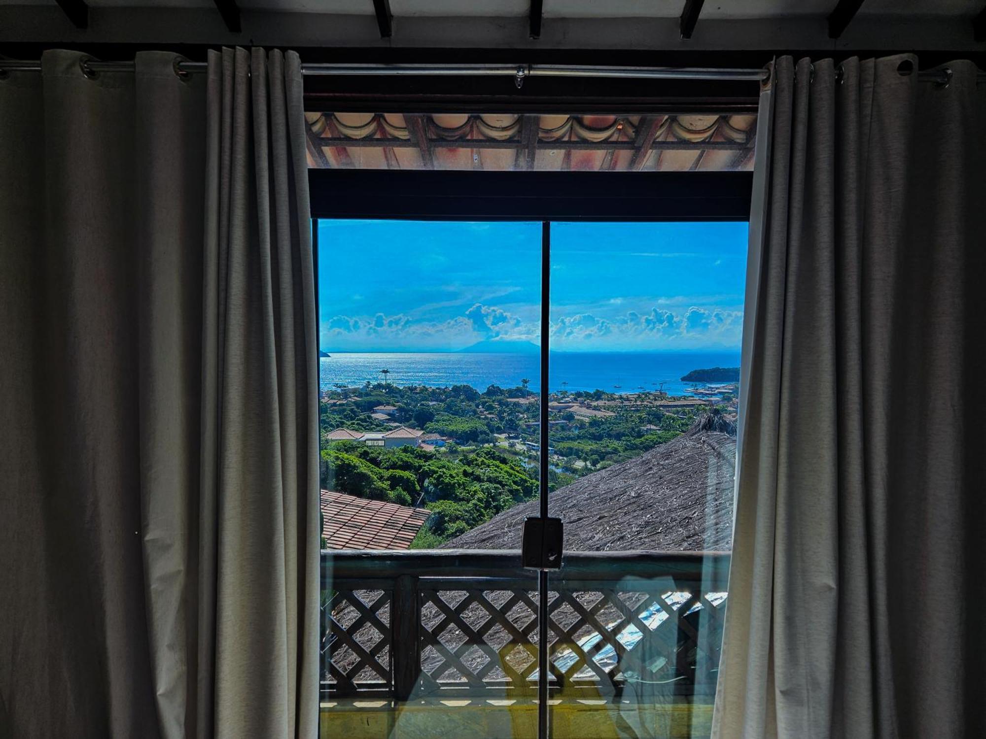 Bella Vista Ocean View Hotel Búzios Exterior foto View from the window of a room at the hotel
