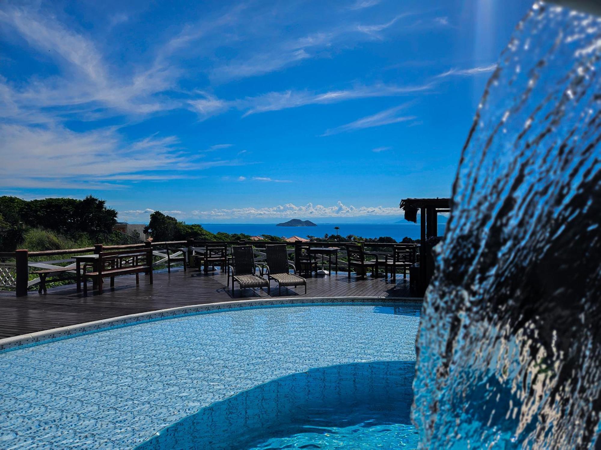 Bella Vista Ocean View Hotel Búzios Exterior foto View of the sea from the hotel