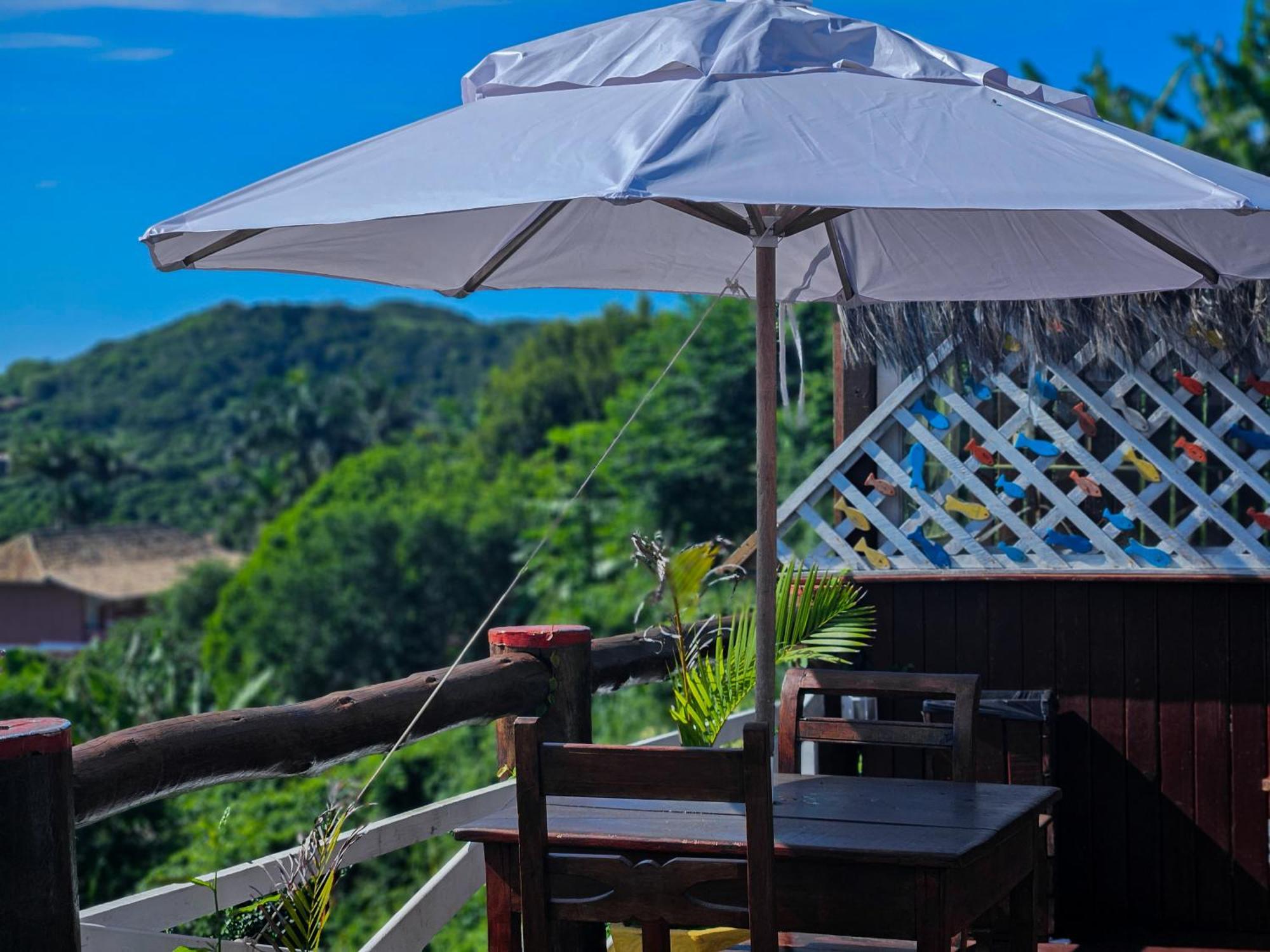 Bella Vista Ocean View Hotel Búzios Exterior foto A patio umbrella
